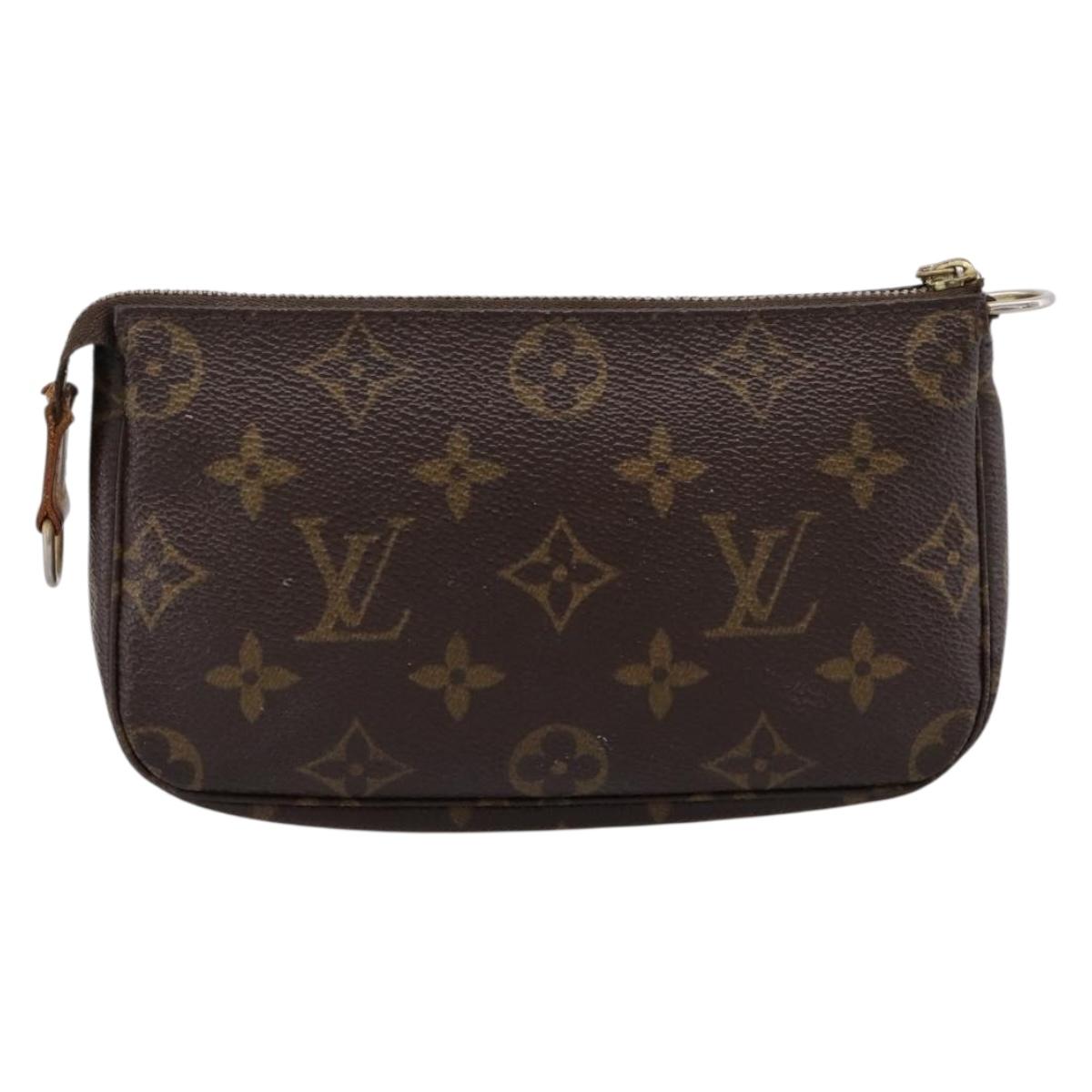LOUIS VUITTON Monogram Mini Pochette Accessoires Pouch M58009 LV Auth 205864
