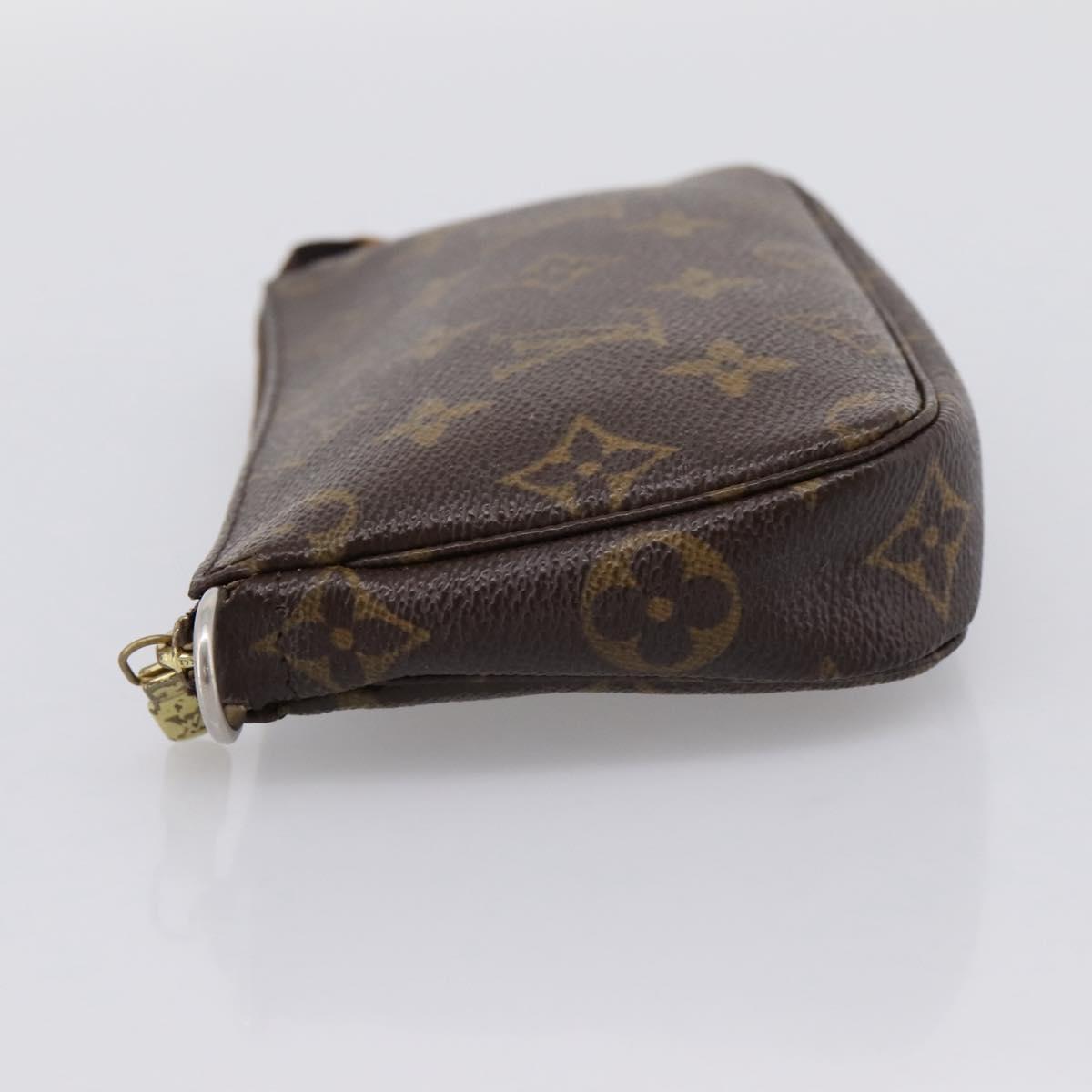 LOUIS VUITTON Monogram Mini Pochette Accessoires Pouch M58009 LV Auth 205864