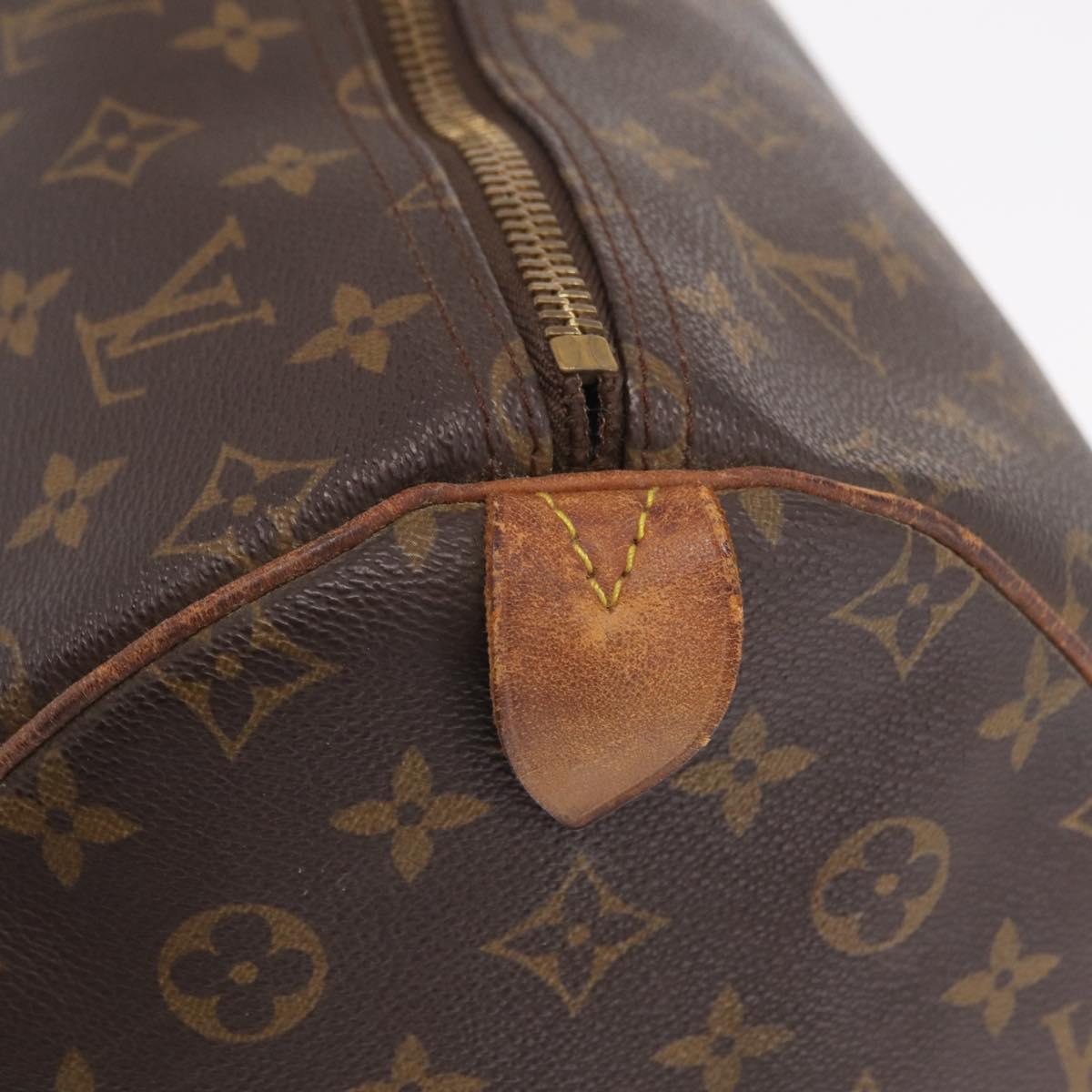 LOUIS VUITTON Monogram Keepall 55 Boston Bag M41424 LV Auth 205870