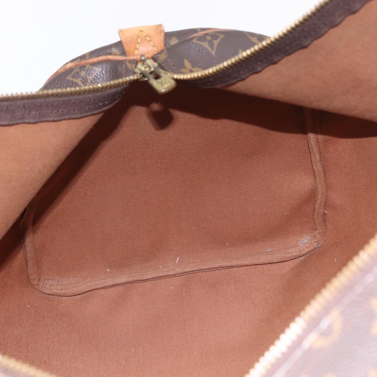 LOUIS VUITTON Monogram Keepall 55 Boston Bag M41424 LV Auth 205870