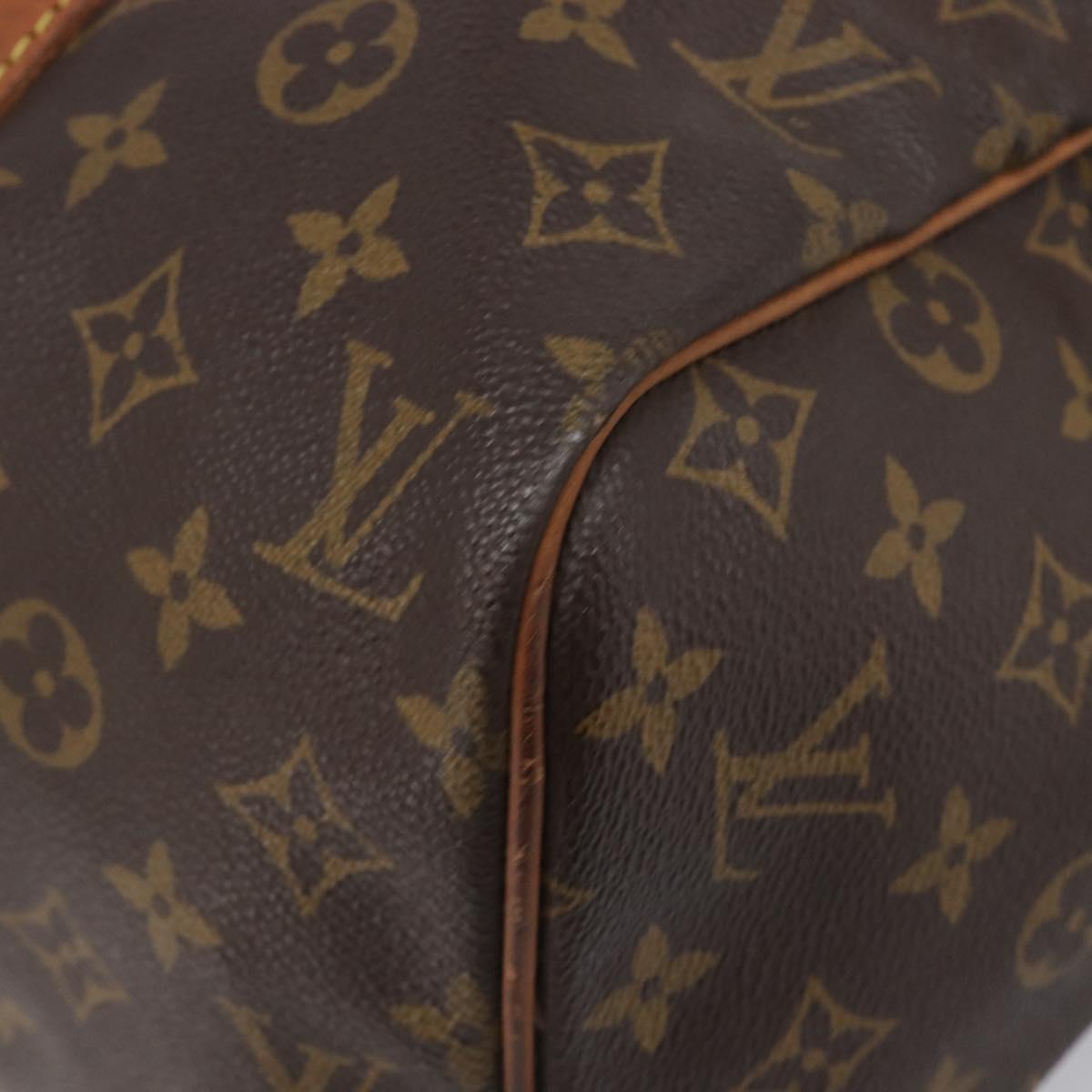 LOUIS VUITTON Monogram Sac Souple 35 Boston Bag M41626 LV Auth 205872