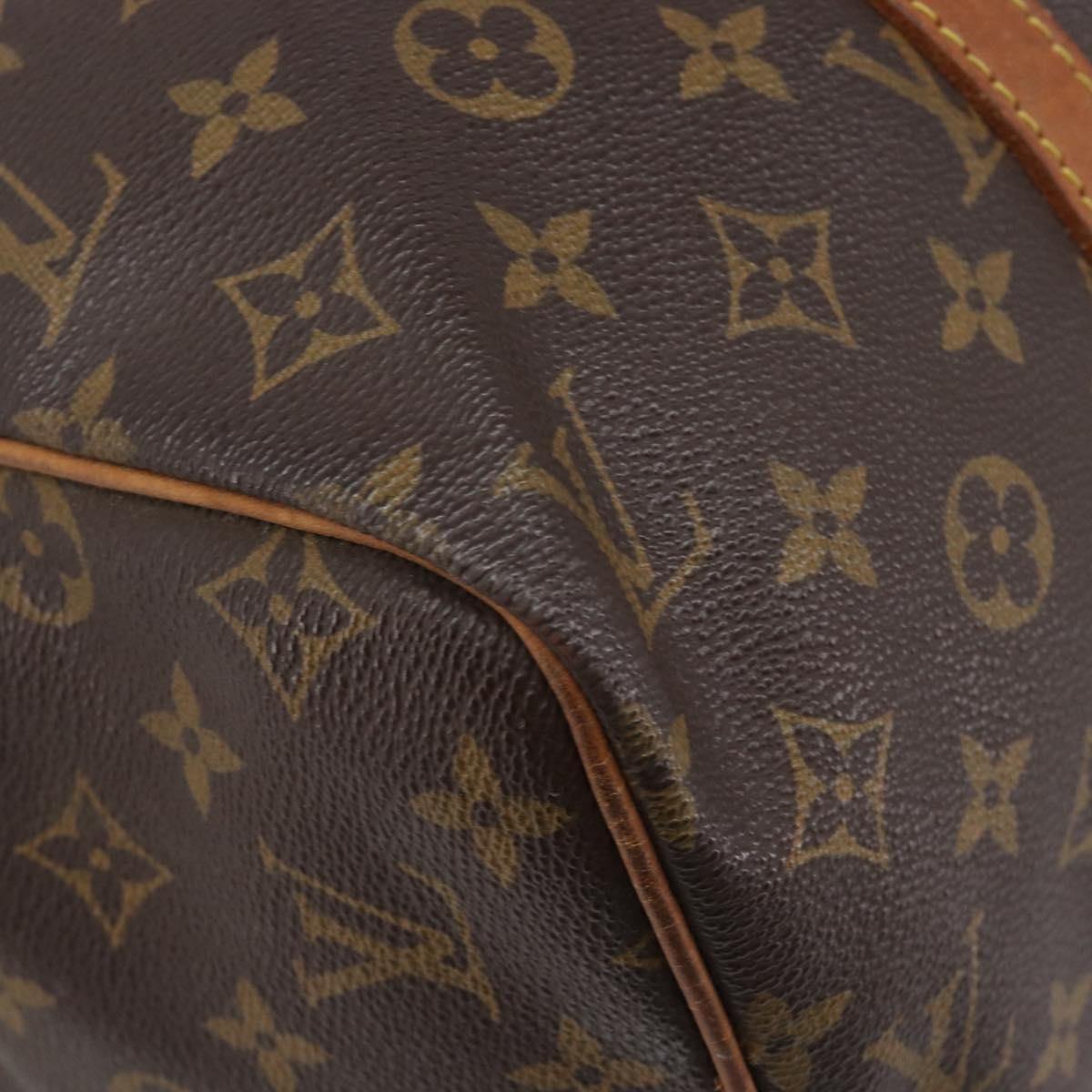 LOUIS VUITTON Monogram Sac Souple 35 Boston Bag M41626 LV Auth 205872
