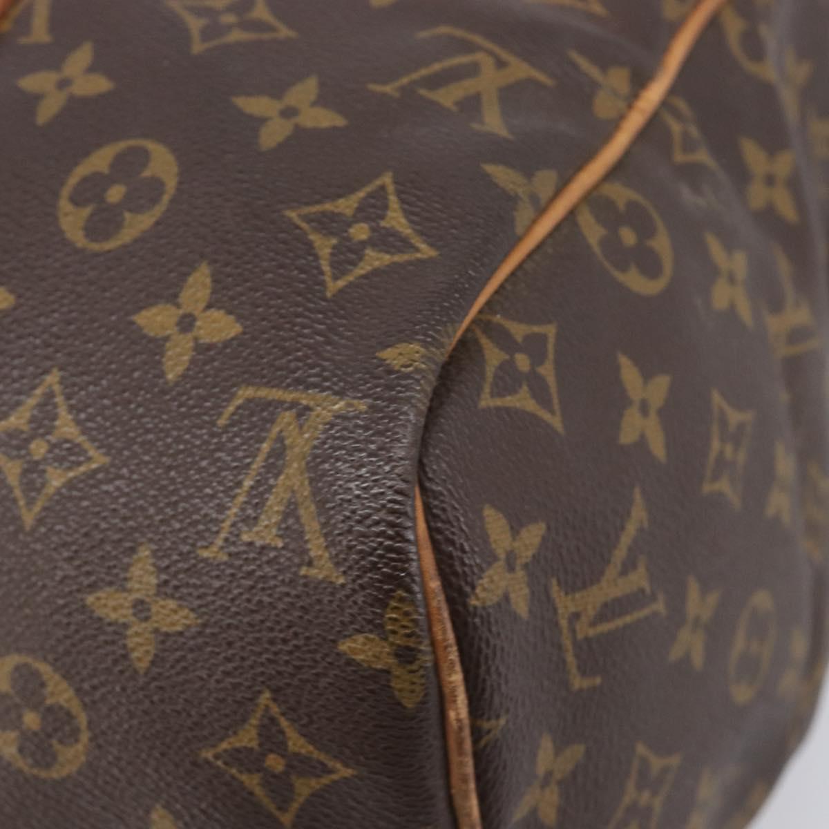 LOUIS VUITTON Monogram Sac Souple 35 Boston Bag M41626 LV Auth 205872