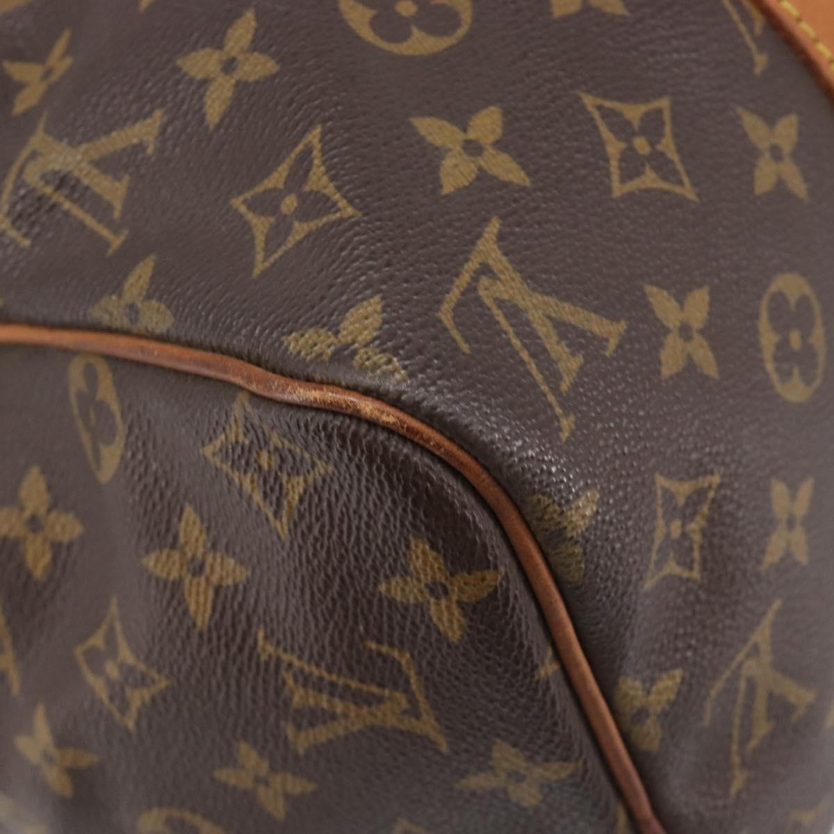 LOUIS VUITTON Monogram Sac Souple 35 Boston Bag M41626 LV Auth 205872