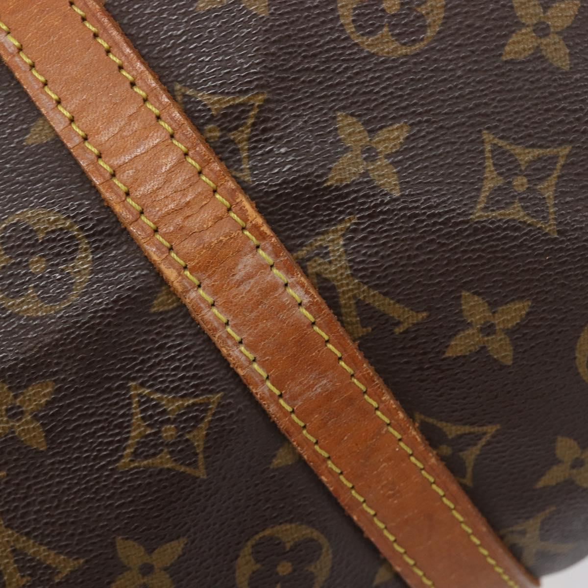 LOUIS VUITTON Monogram Sac Souple 35 Boston Bag M41626 LV Auth 205872
