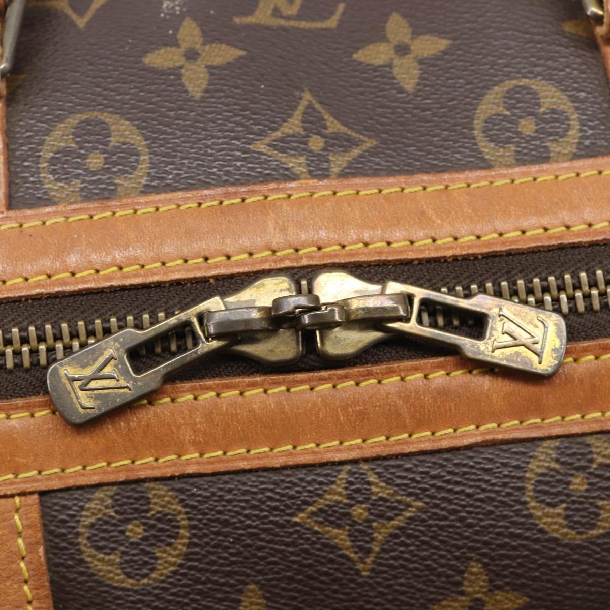 LOUIS VUITTON Monogram Sac Souple 35 Boston Bag M41626 LV Auth 205872