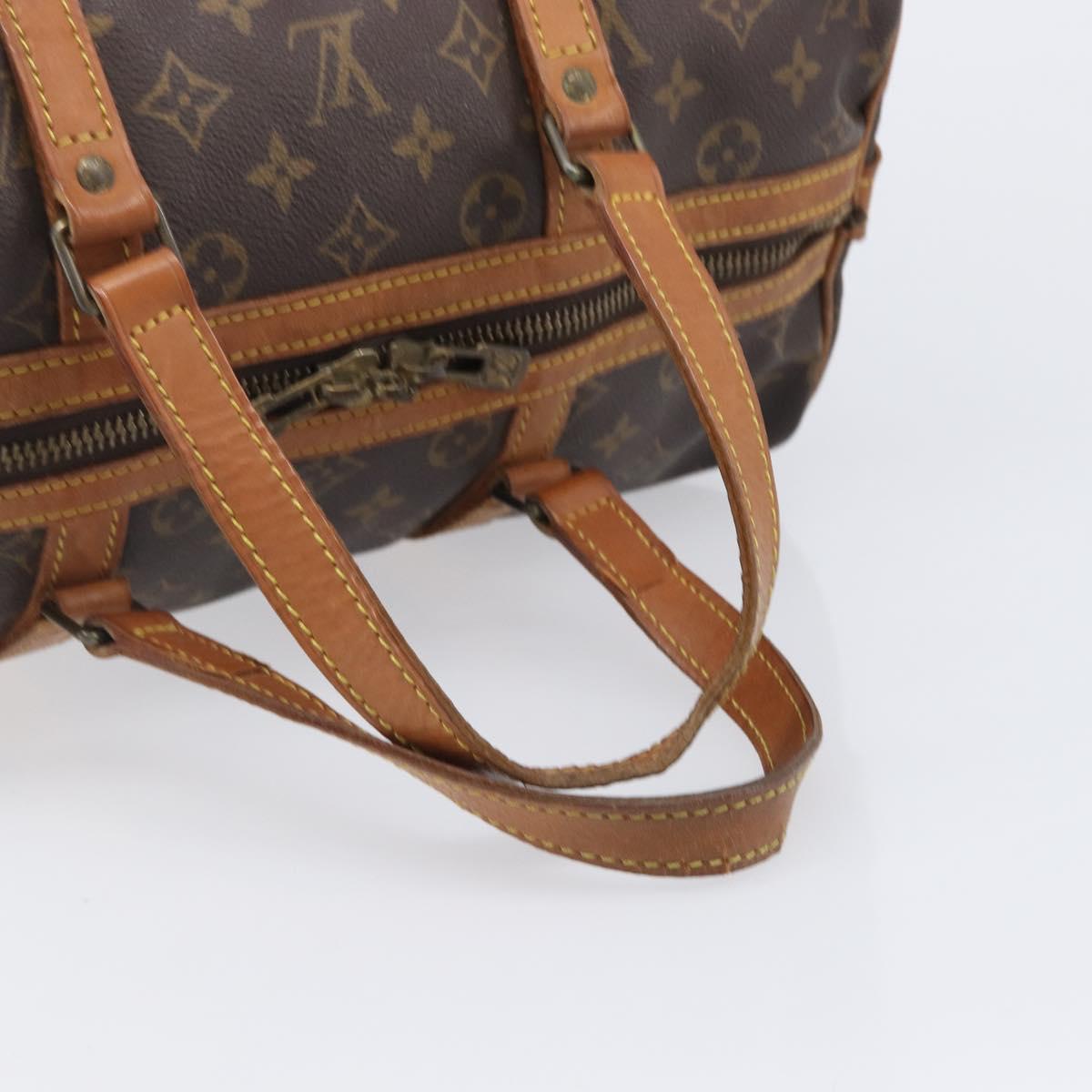 LOUIS VUITTON Monogram Sac Souple 35 Boston Bag M41626 LV Auth 205872