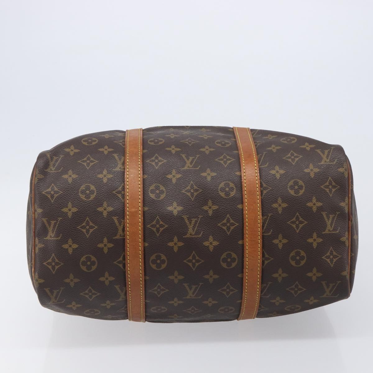 LOUIS VUITTON Monogram Sac Souple 35 Boston Bag M41626 LV Auth 205872