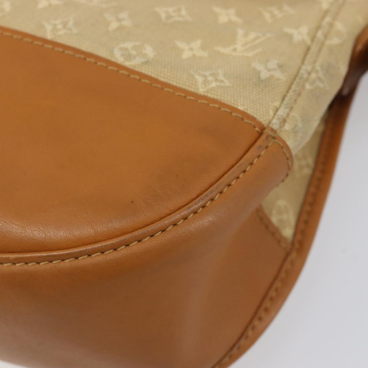 LOUIS VUITTON Monogram Mini Belanger Shoulder Bag Beige M92674 LV Auth 205875