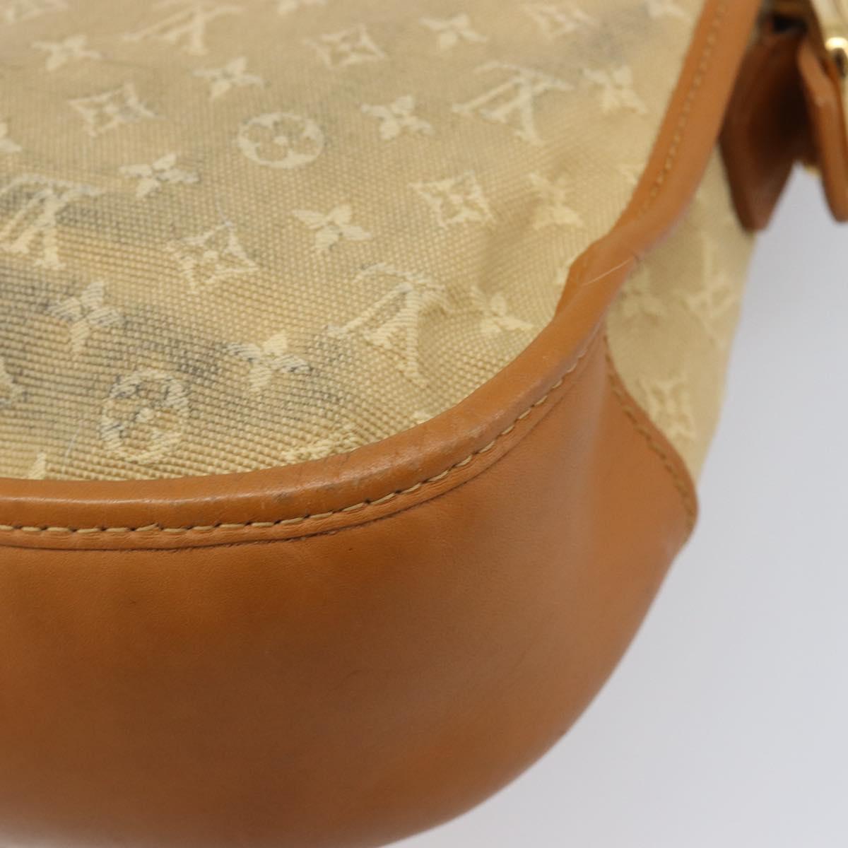 LOUIS VUITTON Monogram Mini Belanger Shoulder Bag Beige M92674 LV Auth 205875