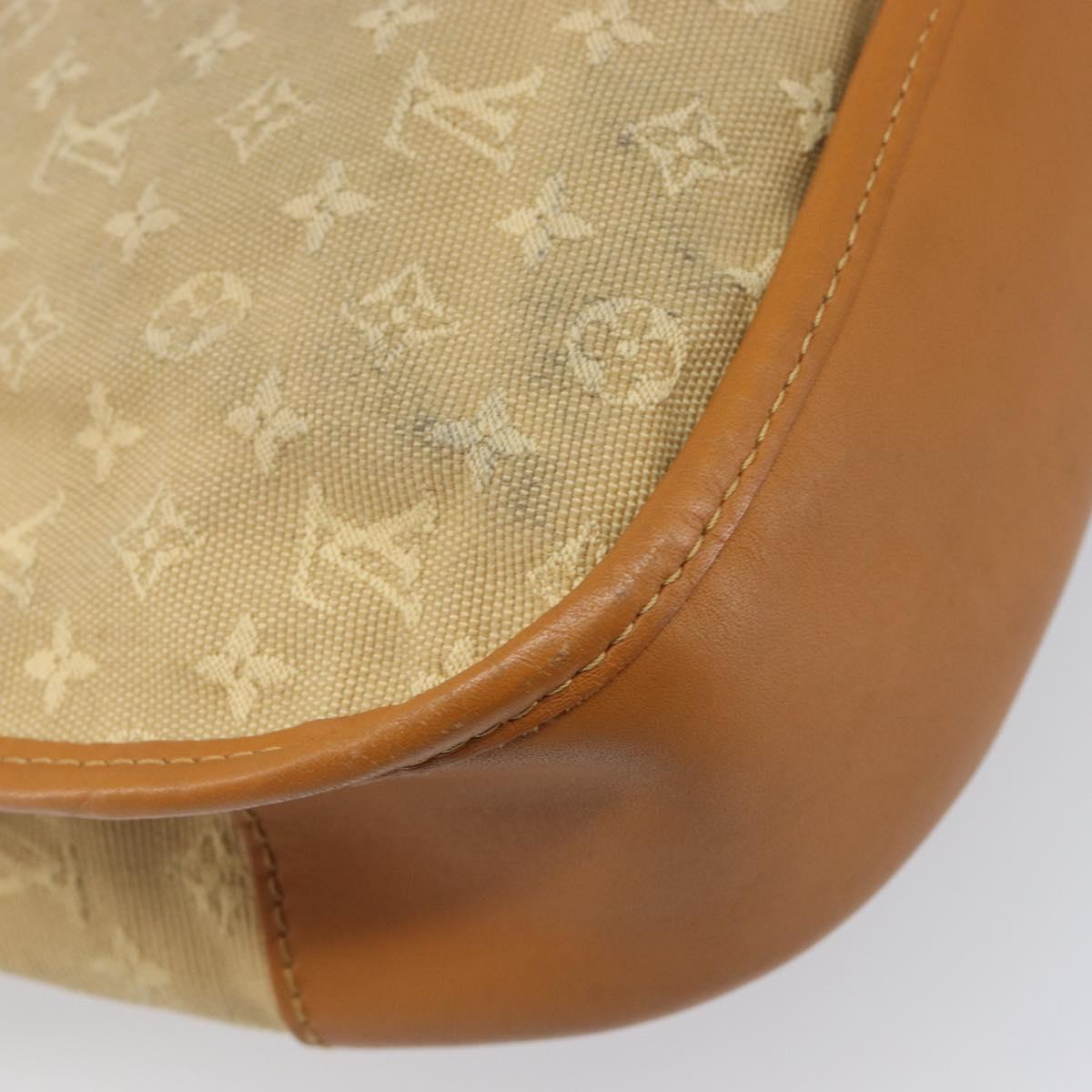 LOUIS VUITTON Monogram Mini Belanger Shoulder Bag Beige M92674 LV Auth 205875