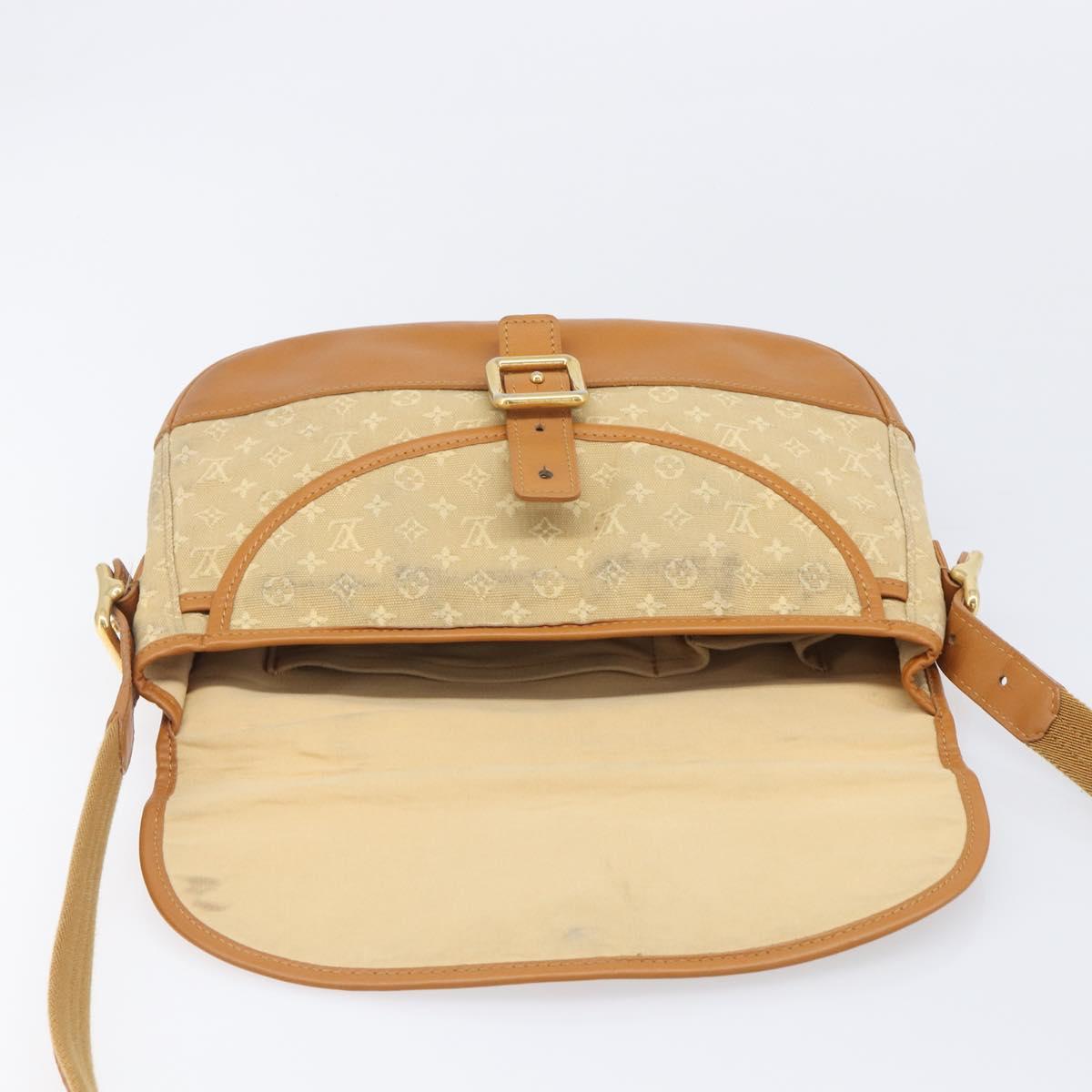 LOUIS VUITTON Monogram Mini Belanger Shoulder Bag Beige M92674 LV Auth 205875