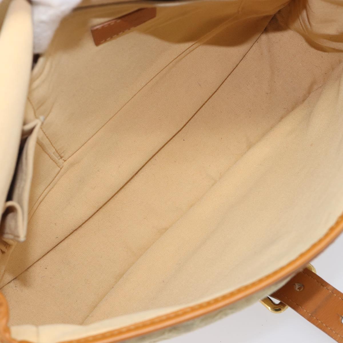 LOUIS VUITTON Monogram Mini Belanger Shoulder Bag Beige M92674 LV Auth 205875