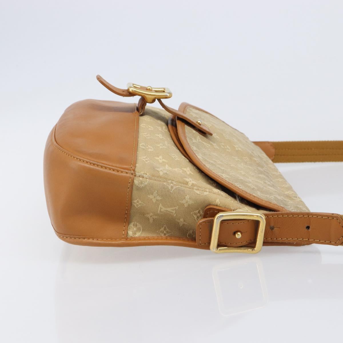 LOUIS VUITTON Monogram Mini Belanger Shoulder Bag Beige M92674 LV Auth 205875