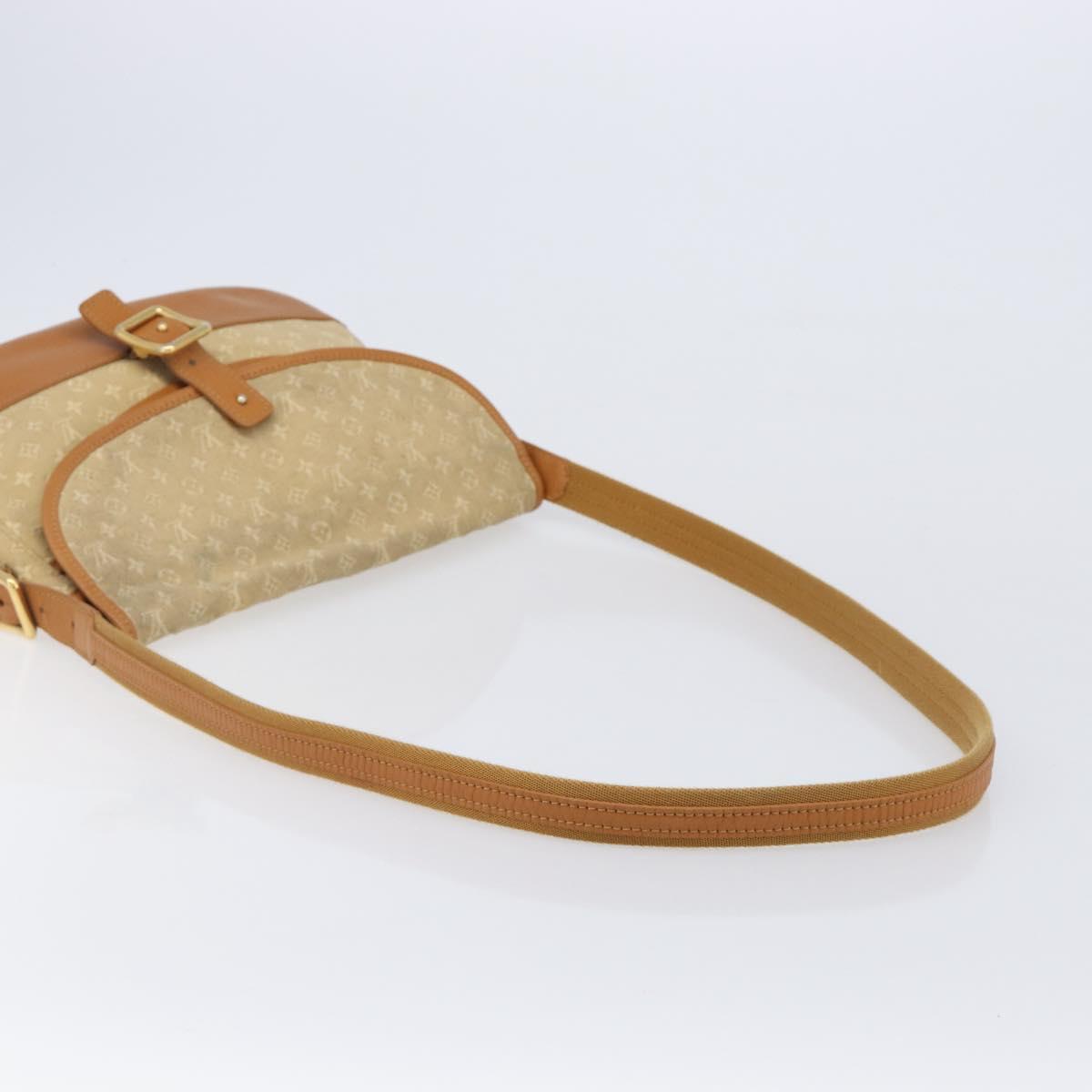LOUIS VUITTON Monogram Mini Belanger Shoulder Bag Beige M92674 LV Auth 205875