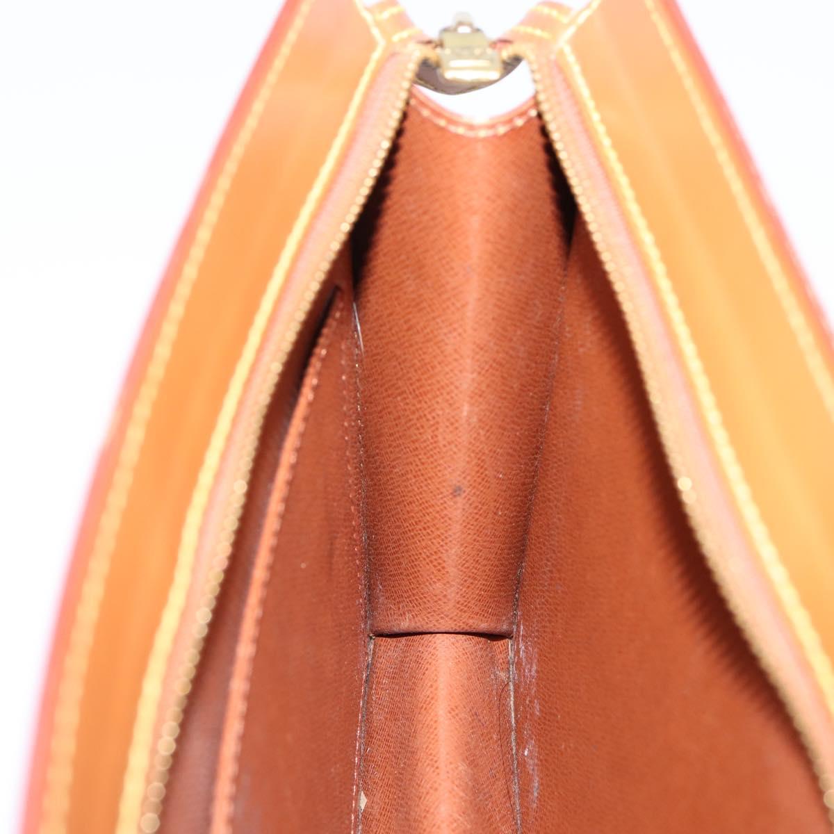 LOUIS VUITTON Epi Pochette Homme Clutch Bag Zipangu Gold M52528 LV Auth 205876A