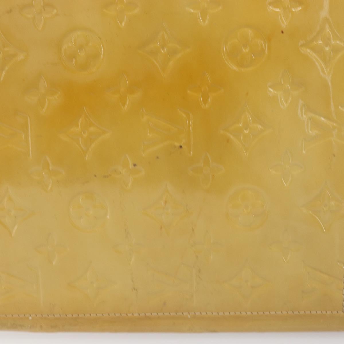 LOUIS VUITTON Monogram Vernis Reade GM Tote Bag Beige M91140 LV Auth 205878