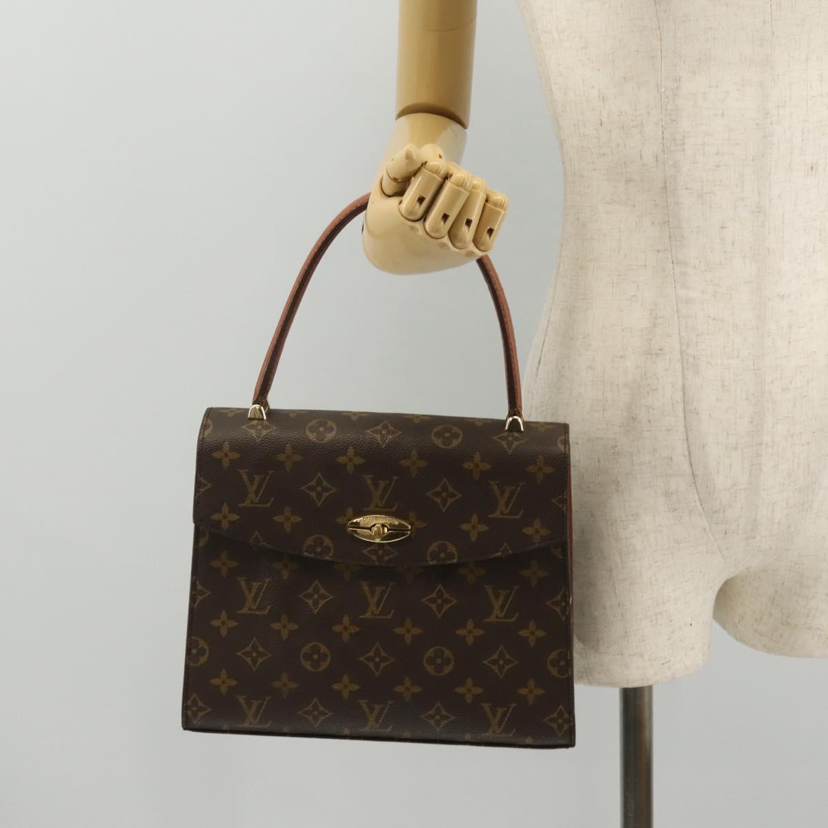 LOUIS VUITTON Monogram Malesherbes Hand Bag M51379 LV Auth 205881