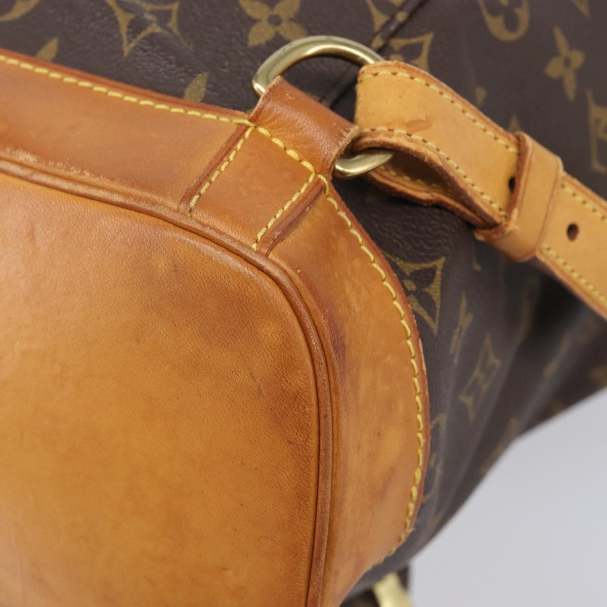 LOUIS VUITTON Monogram Montsouris GM Backpack M51135 LV Auth 205883