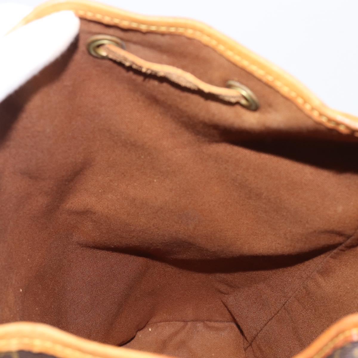 LOUIS VUITTON Monogram Montsouris GM Backpack M51135 LV Auth 205883