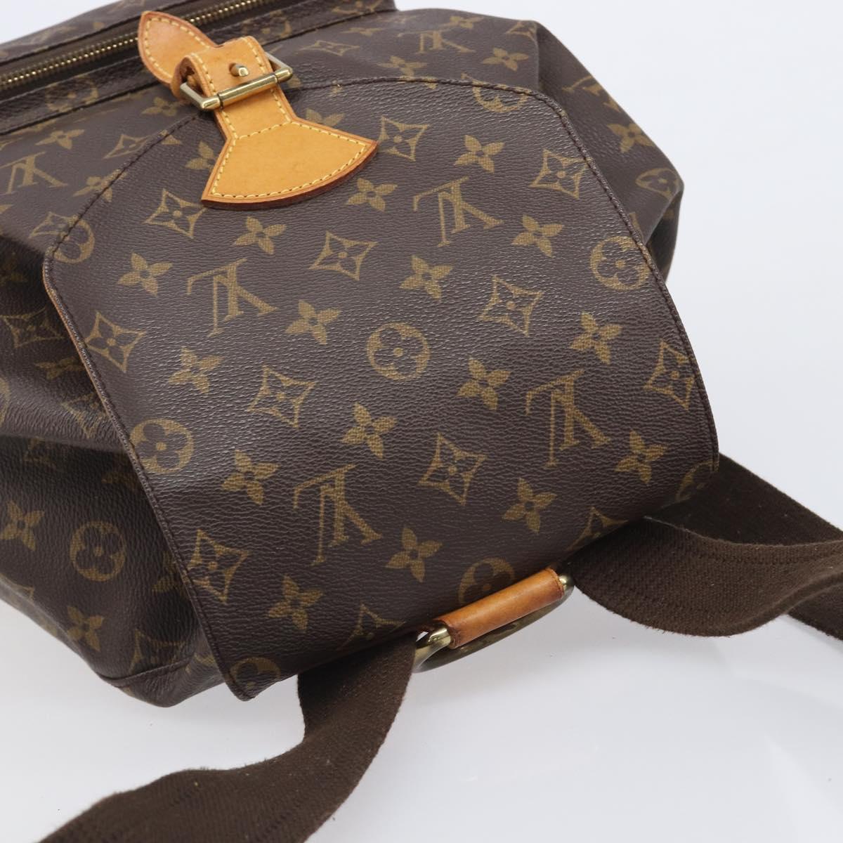 LOUIS VUITTON Monogram Montsouris GM Backpack M51135 LV Auth 205883