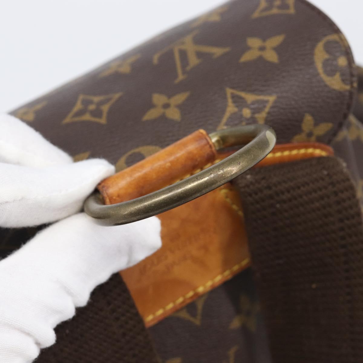 LOUIS VUITTON Monogram Montsouris GM Backpack M51135 LV Auth 205883