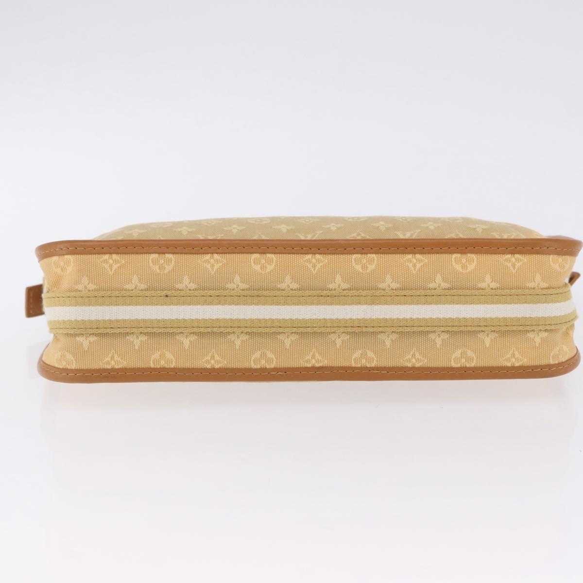 LOUIS VUITTON Monogram Mini Pochette Catrain Bag Beige M92333 LV Auth 205884