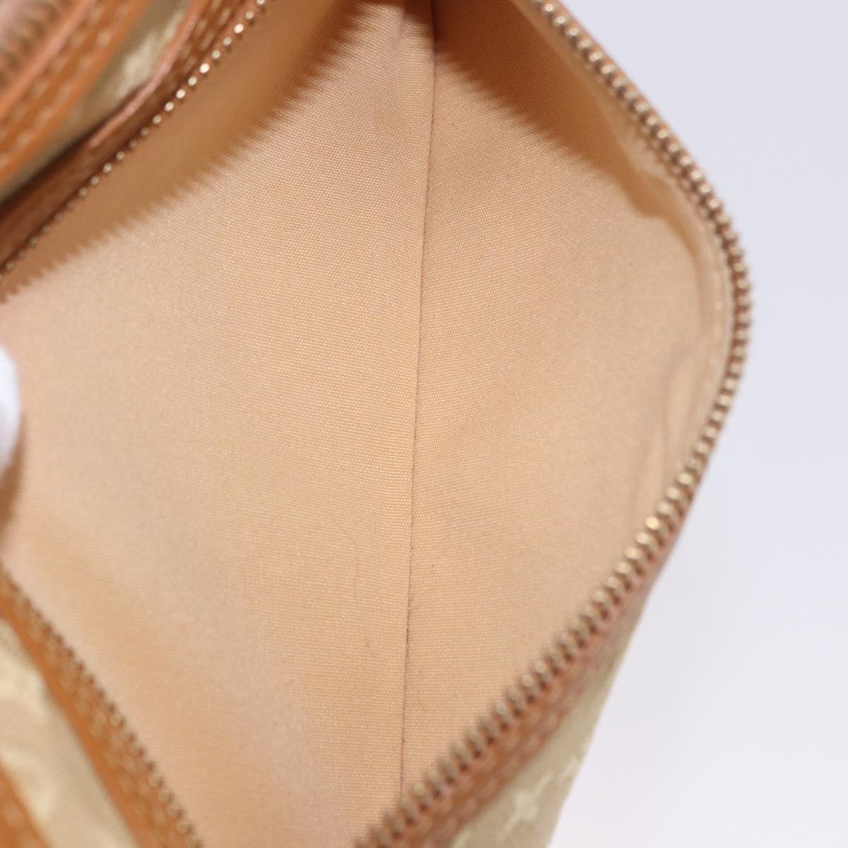 LOUIS VUITTON Monogram Mini Pochette Catrain Bag Beige M92333 LV Auth 205884