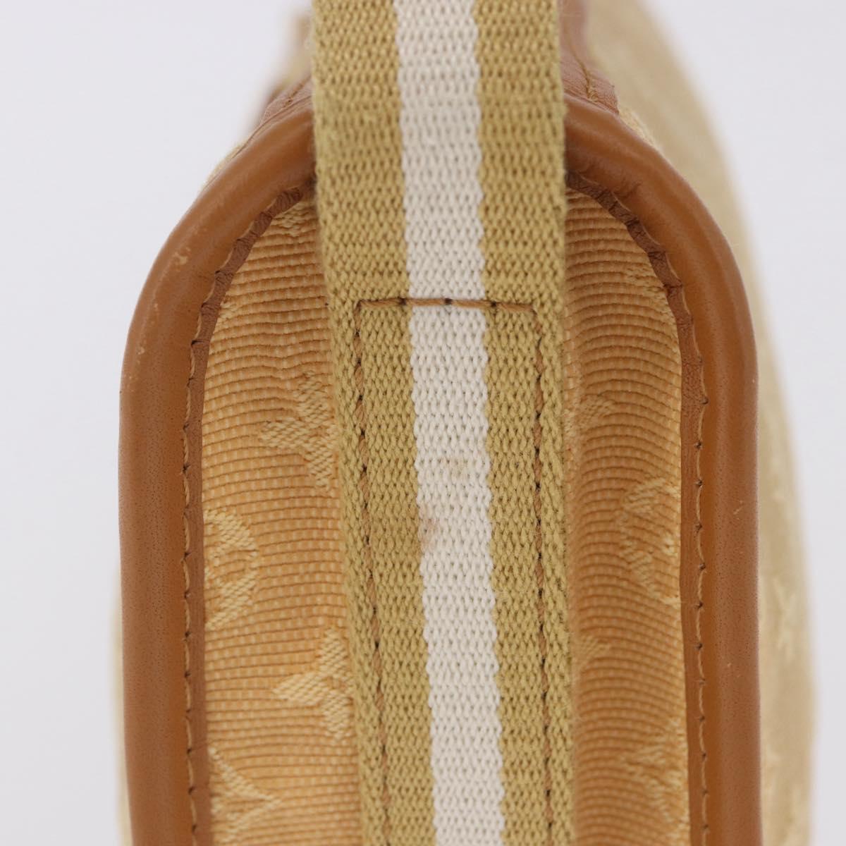 LOUIS VUITTON Monogram Mini Pochette Catrain Bag Beige M92333 LV Auth 205884