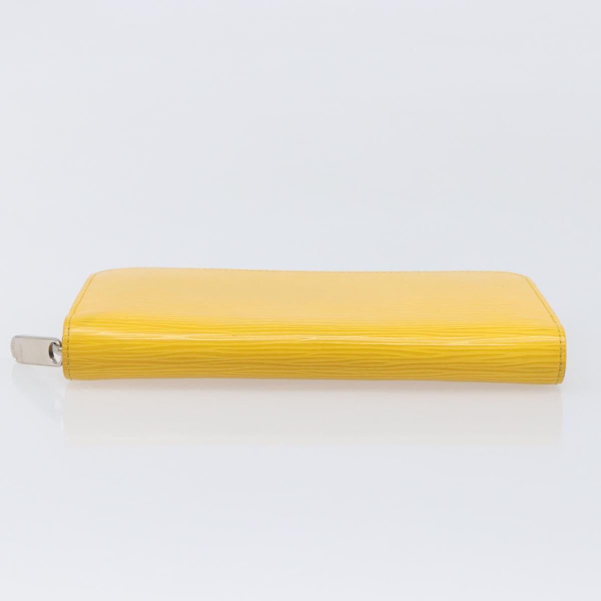 LOUIS VUITTON Epi Zippy Wallet Long Wallet Yellow M60309 LV Auth 205890V