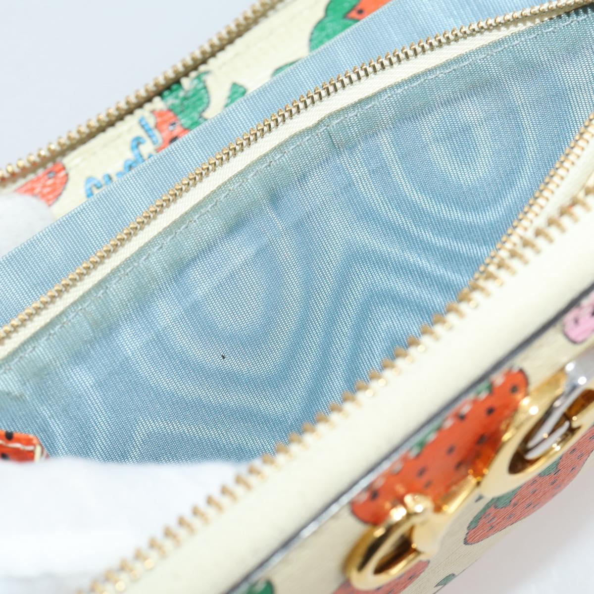 GUCCI Zumi Long Wallet Leather Multicolor Gold Tone 570661 Auth 205893V