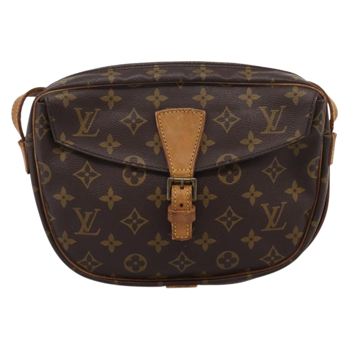 LOUIS VUITTON Monogram Jeune Fille MM Shoulder Bag M51226 LV Auth 205904