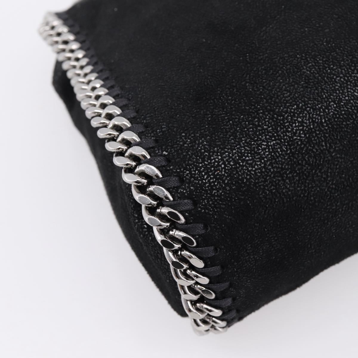 Stella MacCartney Falabella Chain Shoulder Bag Polyester 2way Black Auth 205905A