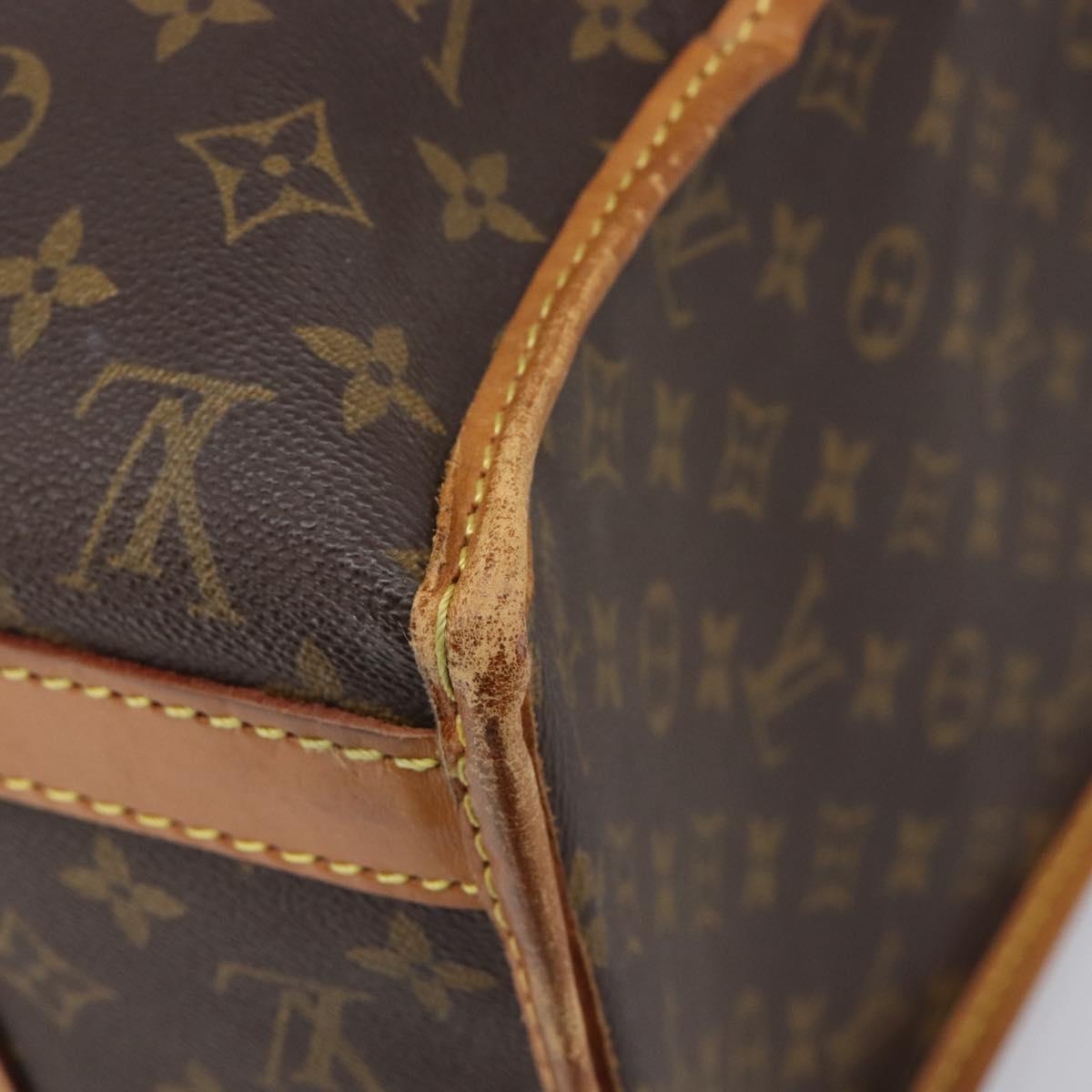 LOUIS VUITTON Monogram Sac Chasseur 40 Pet Carry M41924 LV Auth 205908