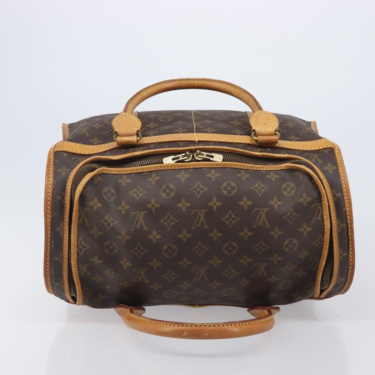 LOUIS VUITTON Monogram Sac Chasseur 40 Pet Carry M41924 LV Auth 205908