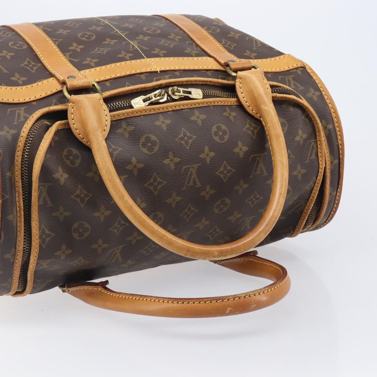 LOUIS VUITTON Monogram Sac Chasseur 40 Pet Carry M41924 LV Auth 205908