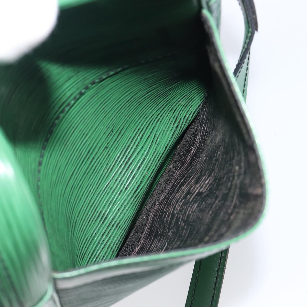 LOUIS VUITTON Epi Danube Shoulder Bag Green M45634 LV Auth 205909A