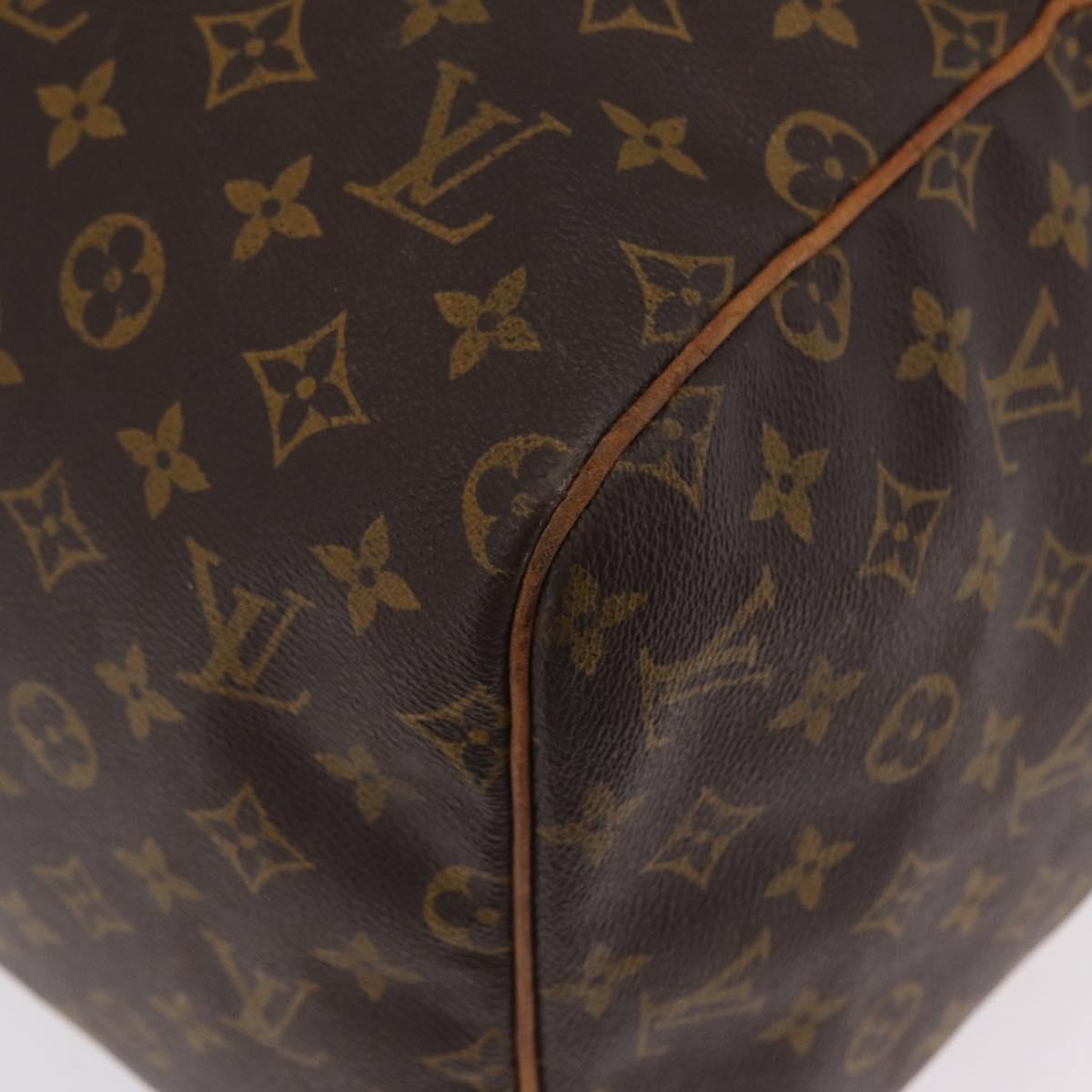 LOUIS VUITTON Monogram Sac Souple 55 Boston Bag M41622 LV Auth 205911