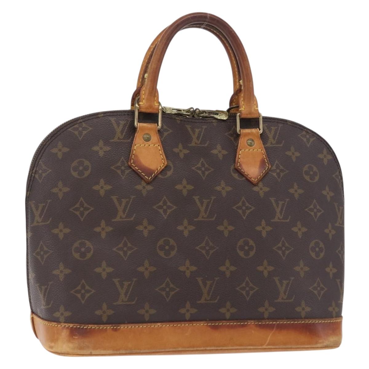 LOUIS VUITTON Monogram Alma Hand Bag M51130 LV Auth 205913