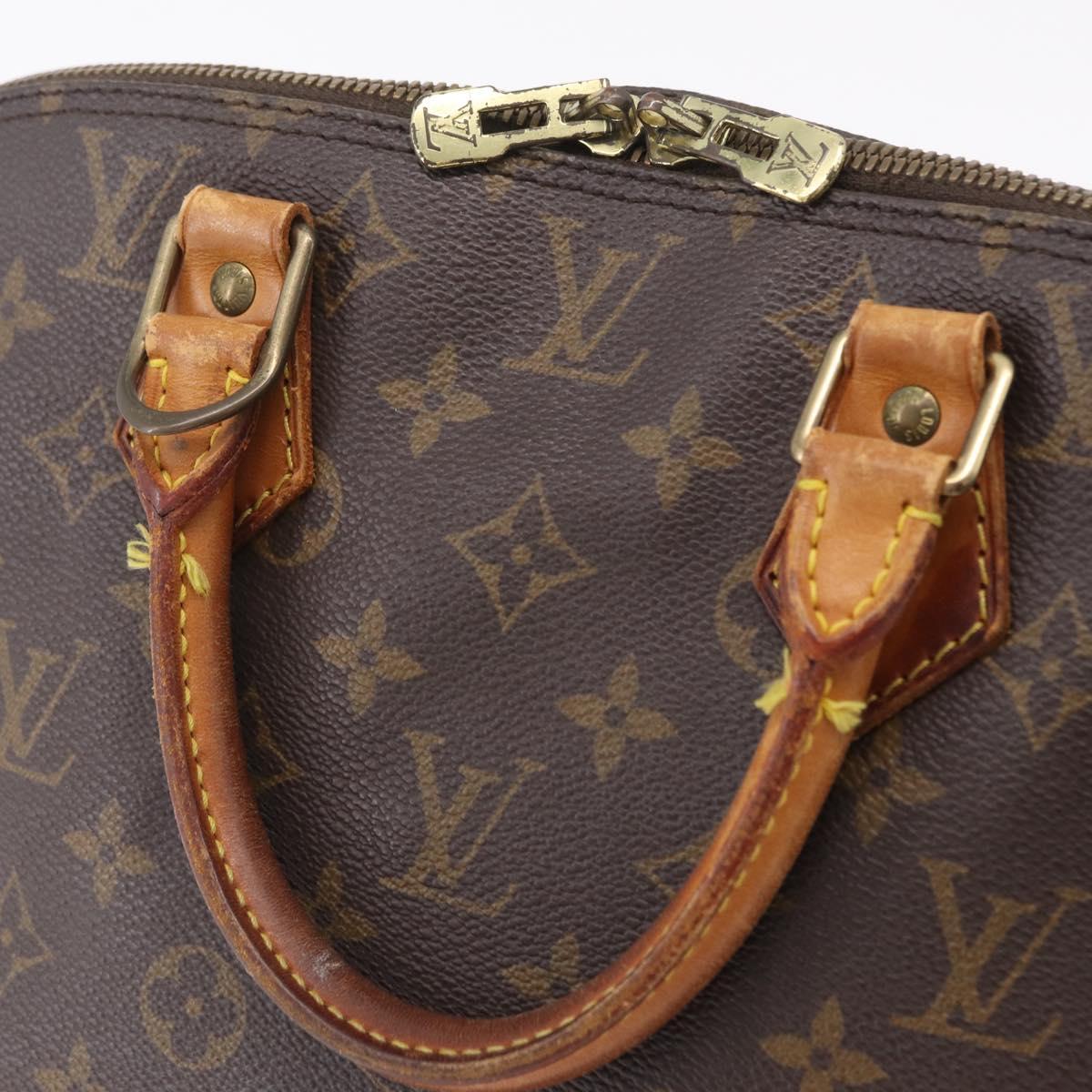 LOUIS VUITTON Monogram Alma Hand Bag M51130 LV Auth 205913