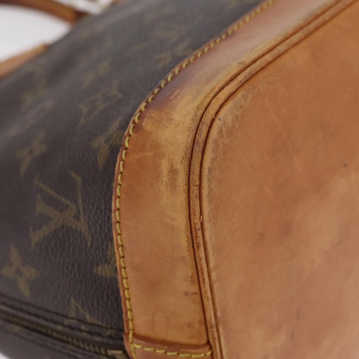 LOUIS VUITTON Monogram Alma Hand Bag M51130 LV Auth 205913