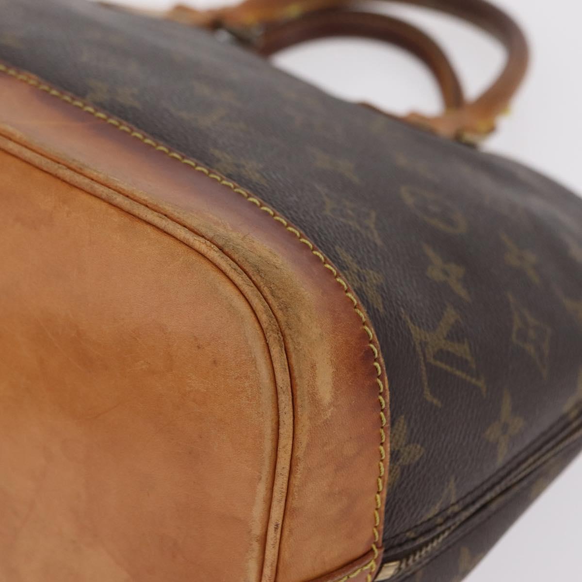 LOUIS VUITTON Monogram Alma Hand Bag M51130 LV Auth 205913