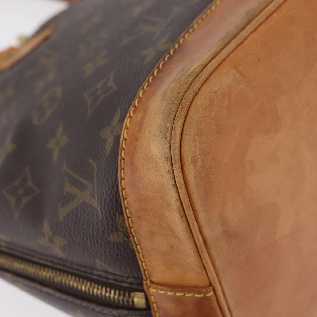 LOUIS VUITTON Monogram Alma Hand Bag M51130 LV Auth 205913