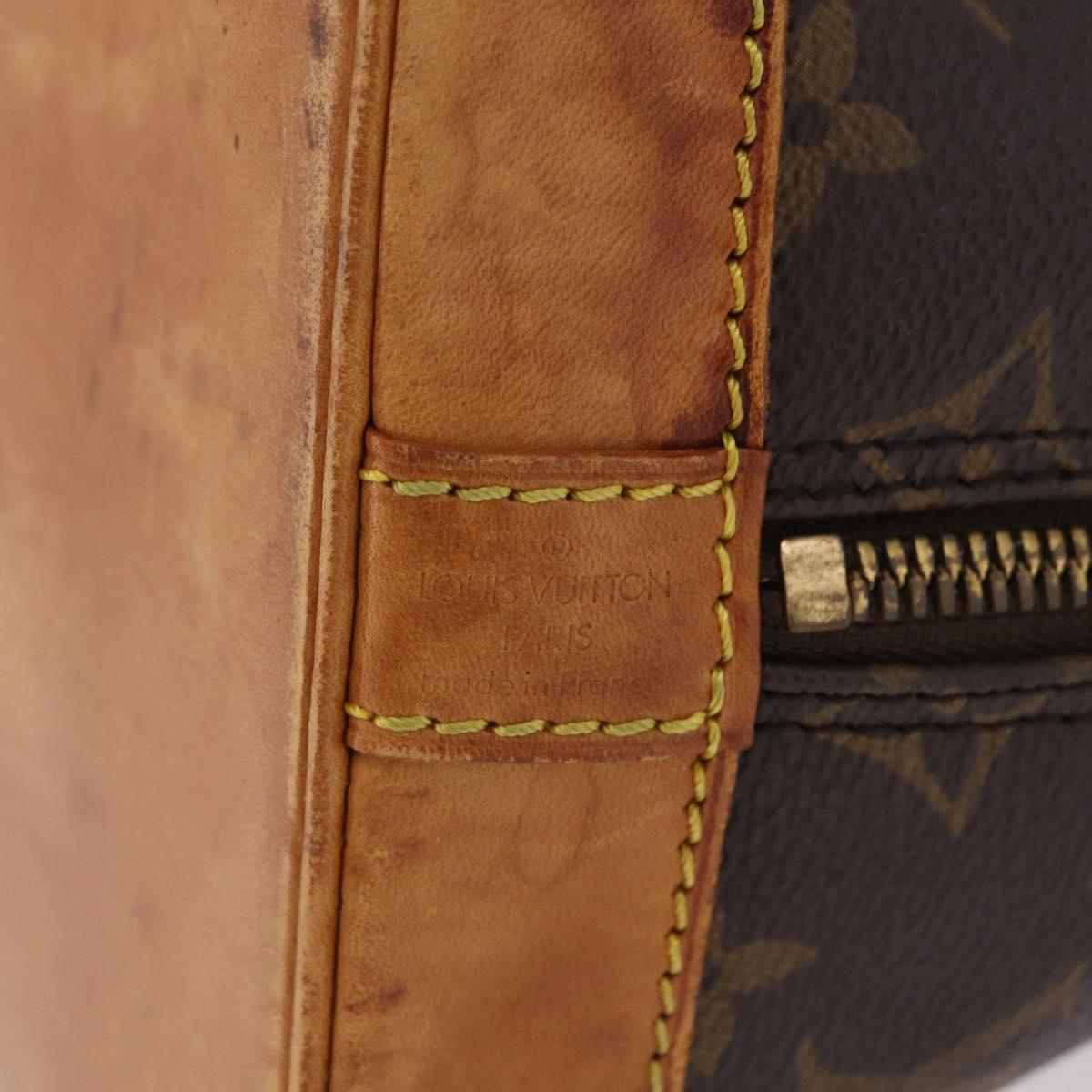 LOUIS VUITTON Monogram Alma Hand Bag M51130 LV Auth 205913