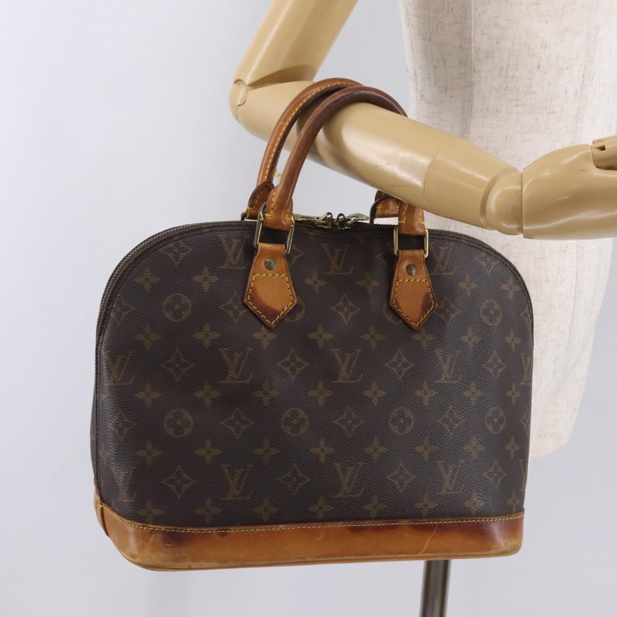 LOUIS VUITTON Monogram Alma Hand Bag M51130 LV Auth 205913