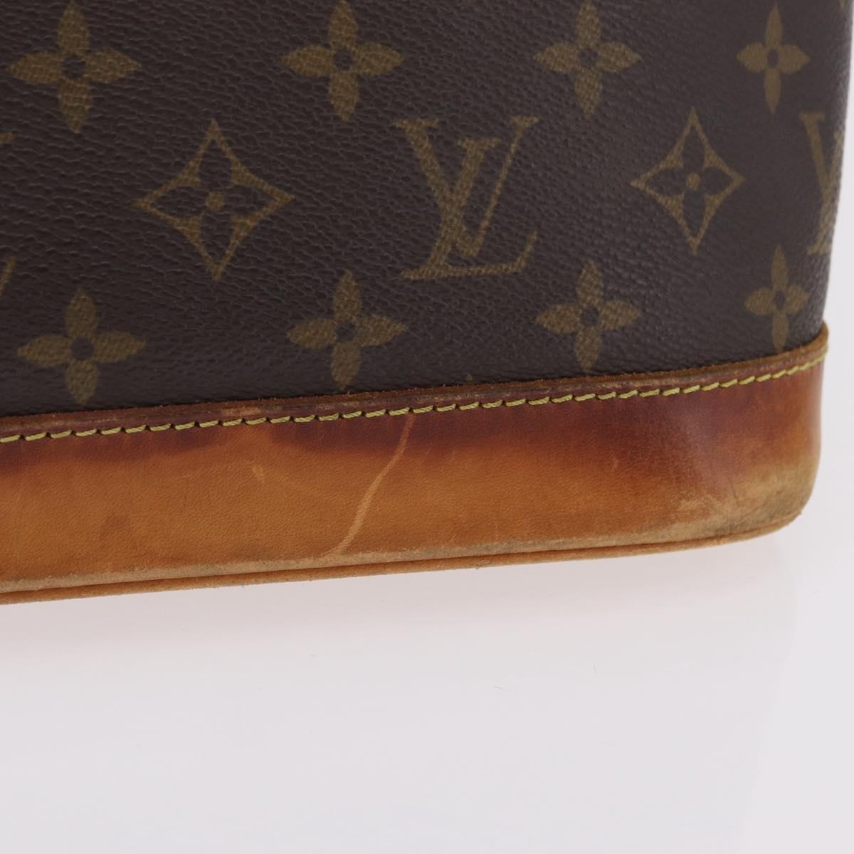 LOUIS VUITTON Monogram Alma Hand Bag M51130 LV Auth 205913