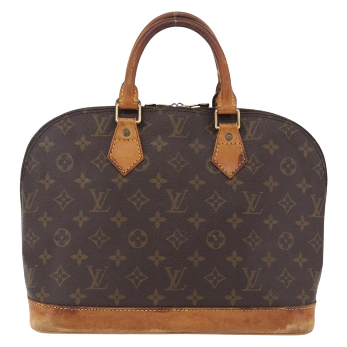 LOUIS VUITTON Monogram Alma Hand Bag M51130 LV Auth 205913