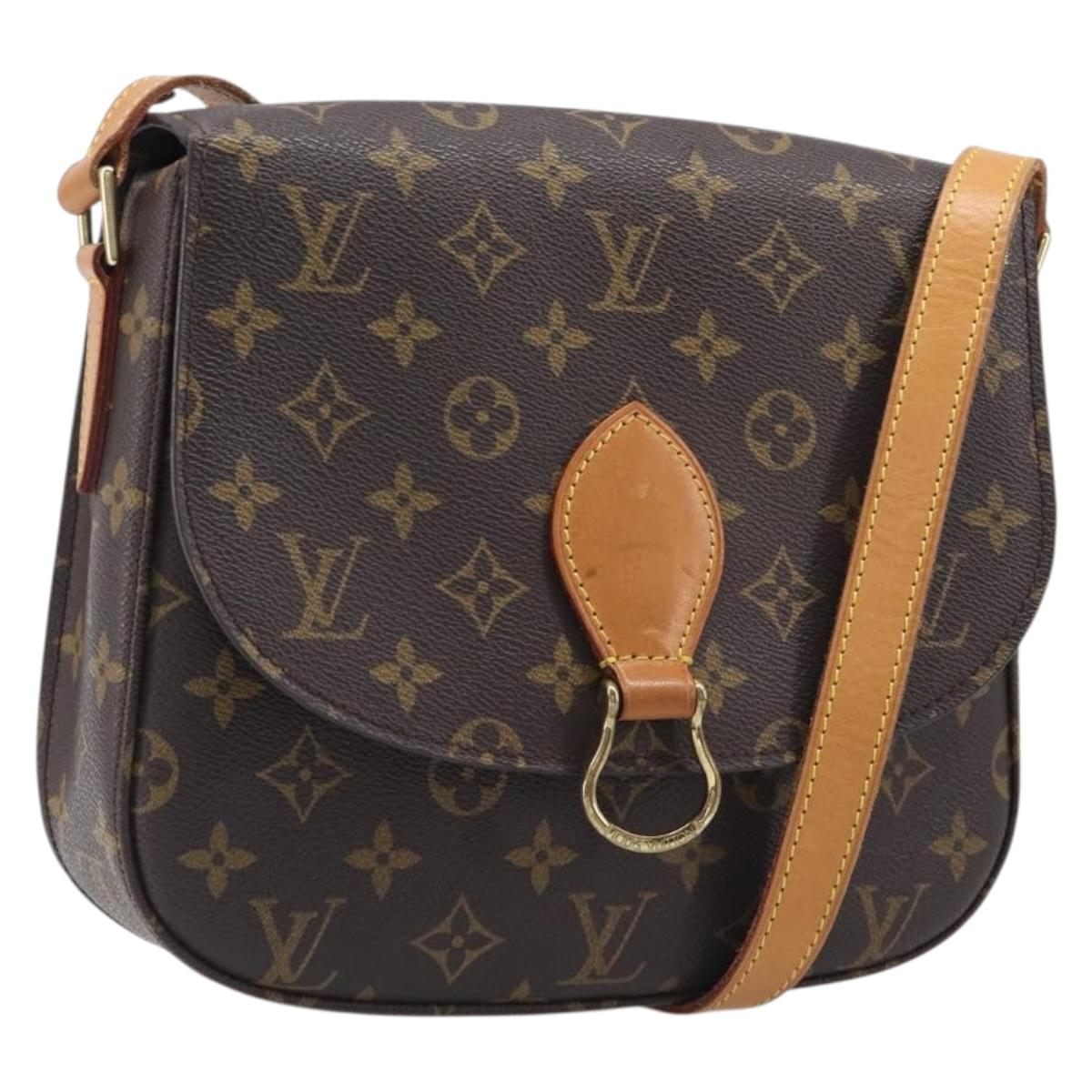 LOUIS VUITTON Monogram Saint Cloud GM Shoulder Bag M51242 LV Auth 205915A