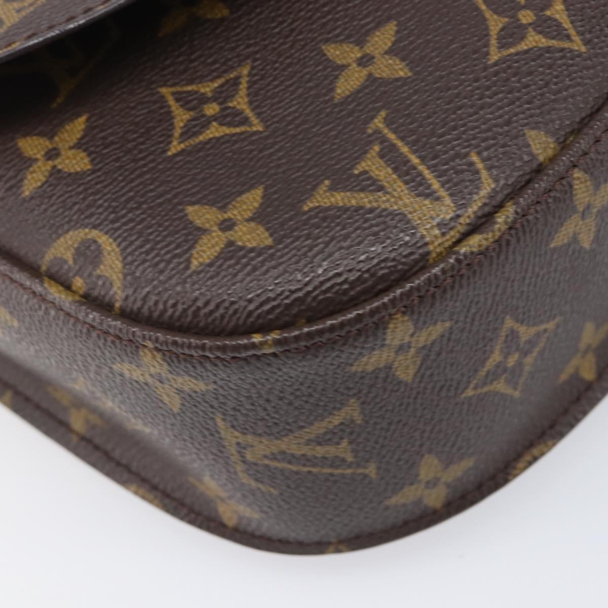 LOUIS VUITTON Monogram Saint Cloud GM Shoulder Bag M51242 LV Auth 205915A