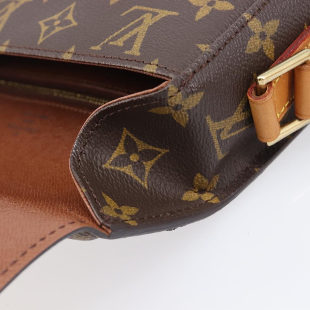 LOUIS VUITTON Monogram Saint Cloud GM Shoulder Bag M51242 LV Auth 205915A